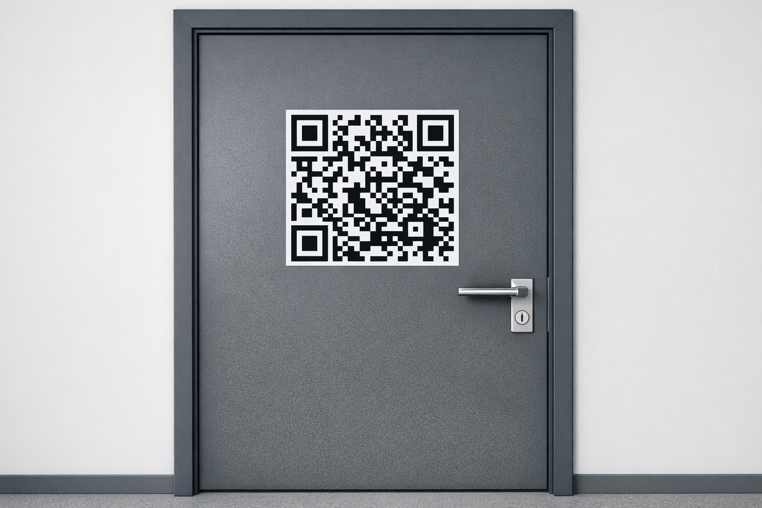 Пример QR-кода для двери кабинета